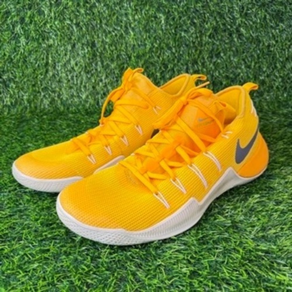 Nike HyperShift Yellow Orange Basketball Shoes Mens Size 17 856488-771 Low Top